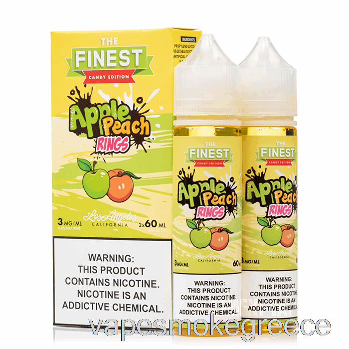 Vape Greece Apple Peach Sour Rings - The Best Candy Edition - 120ml 6mg